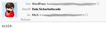 Anmelden: Sicherheitscode per Mail Anmelden: Sicherheitscode per Mail