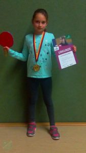 1. Platz Mädchen mini-Meisterschaften 2019 (Ortsentscheid) - Aliya Eickholt