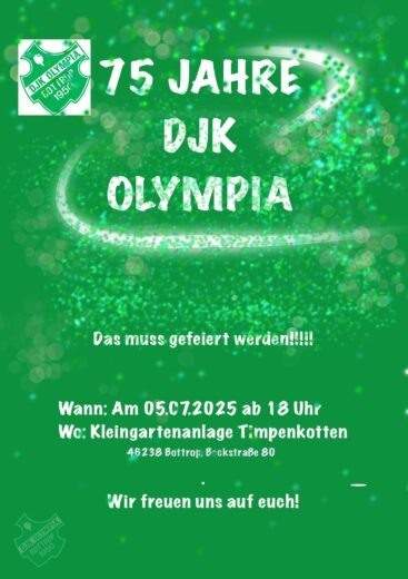 Flyer 75 Jahre Olympia